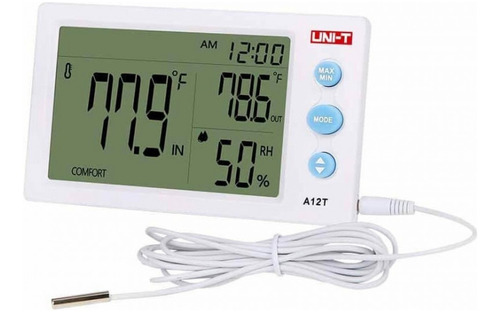 Termohigrometro Medidor De Temperaturas Y Humedad Uni-t A12t