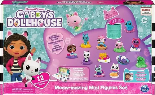 Gabby's Dollhouse, Deluxe Set com 7 personagens colecionáveis - Minha Loja  de Brinquedo