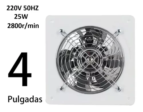 Extractor De Baño Silencioso 4 Pulgadas 25w 220v