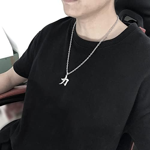 Colar Com Pingente De Kanji De Força Japonesa Wchama Para M