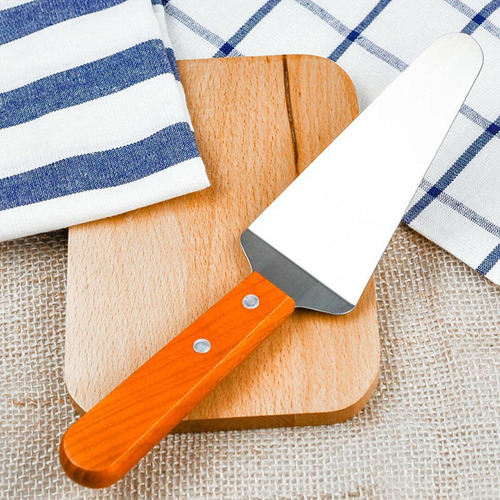 Espátula Triangular De Acero Inoxidable Para Tartas Con Mang