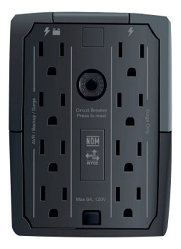 No-break R-upr 508, 500 Va 250 Watts, Negro Cdp Nbkcdp1670