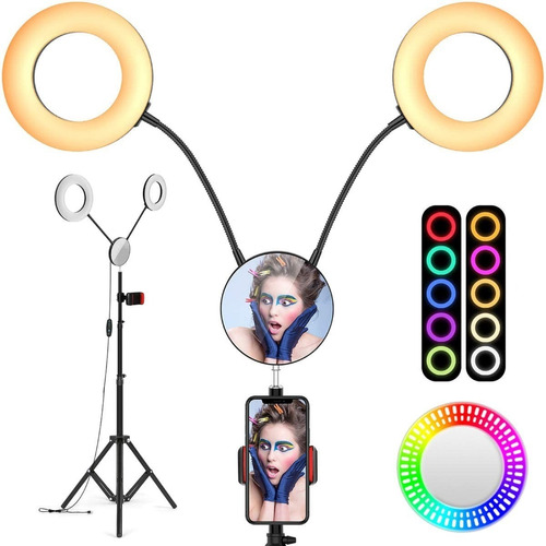 Aro De Luz Selfie Ring 7 Pulgadas Con Tripode Para Telefonos