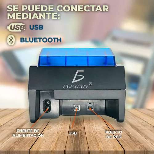 Impresora Tickets Termica Mini Pos Usb Bluetooth 57mm