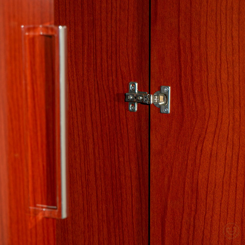 Placard Máximo Fortaleza 2p 2c Melamina 62.5 Cm Color Caoba