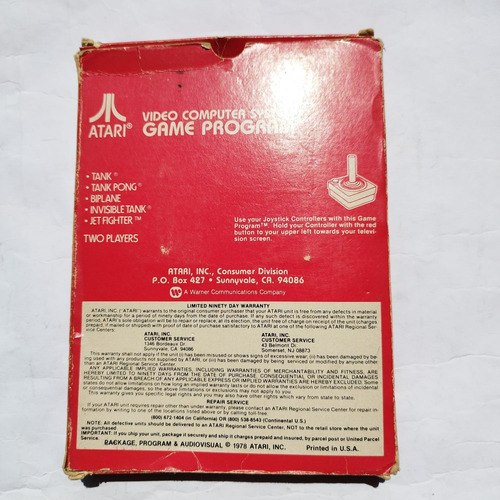 Combat Atari 2600 (Usado)