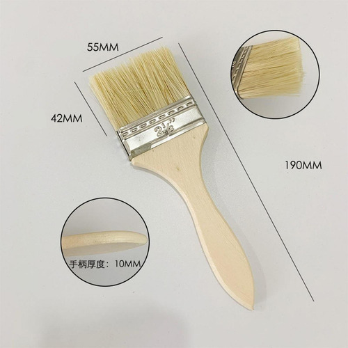 Pincel Para Pintar Con Mango De Madera Para 19 Cm X 5,5 Cm X