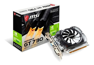 Tarjeta de video Nvidia MSI GeForce 700 Series GT 730 N730-2GD3V3 2GB