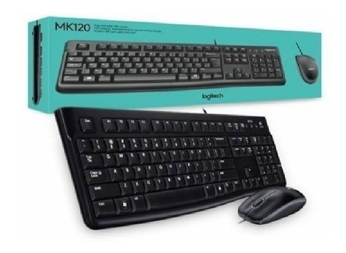 Kit Teclado Y Mouse Logitech Mk120