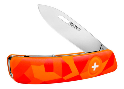 Navaja Swiza Modelo Juvenil Naranja 4 Herramientas 6 Usos Naranja
