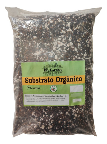 Substrato Premium: Casca De Arroz+vermiculita+perlita-5l 