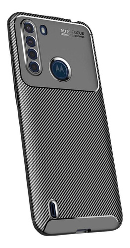 Funda Acabado Tipo Fibra De Carbono Para Motorola One Fusion