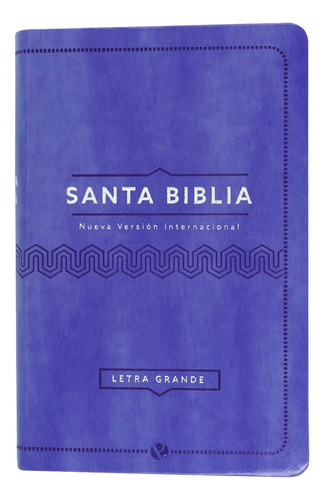 Biblia Nvi Compacta Letra Grande Lila Imitación Piel