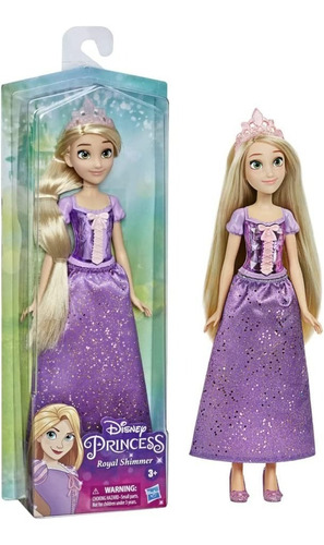Disney Princess Royal Shimmer Muñeca Rapunzel 2022 