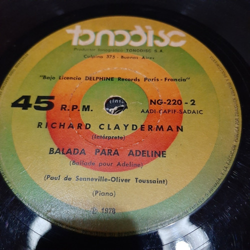 Simple Richard Clayderman Tonodisc C27