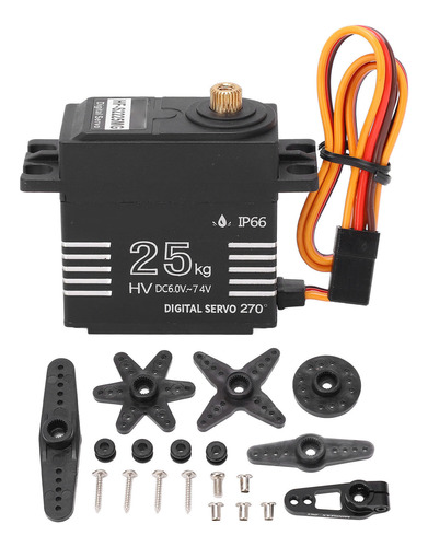 Servo Digital Hobbyfans De Acero Inoxidable Gear High De 25