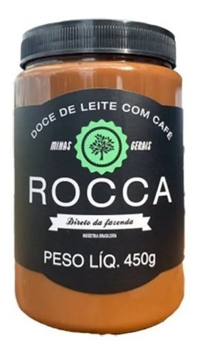 Doce De Leite De Minas Sabor Café Rocca Artesanal 470 Gramas