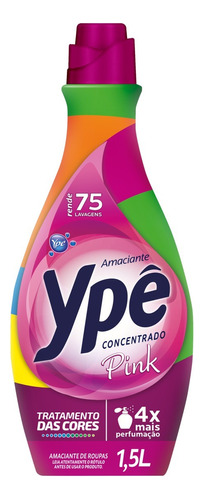 Amaciante Ypê Pink Pink em frasco 1.5 L