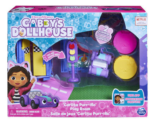 Gabbys Dollhouse, Sala De Juegos De Coche Carlita