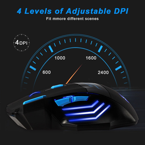 Mouse De Juegos Inalámbricos Xuangui F14, Con Botones Latera