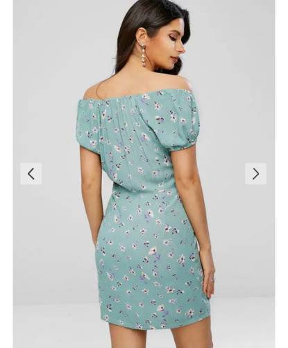 Vestido Corto Floreado