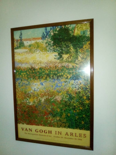 Cuadro Gigante Antiguo Van Gogh 1984 Afiche Liquidacion