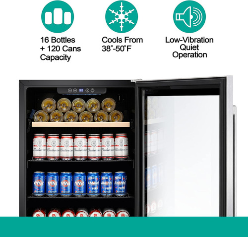 Cava De Vinos Refrigeración Botellas Latas 46 Botellas