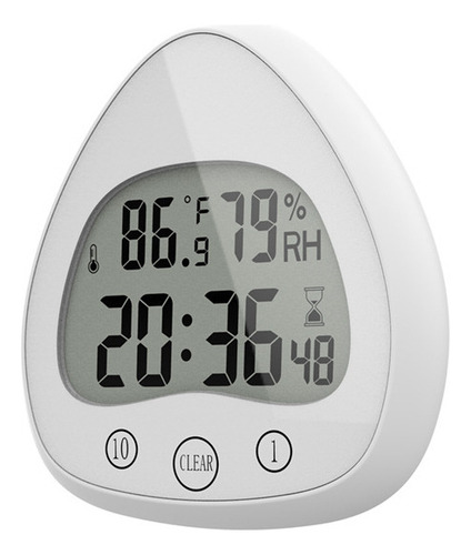 Reloj De Pared Antivaho Electrónico Con Ventosa