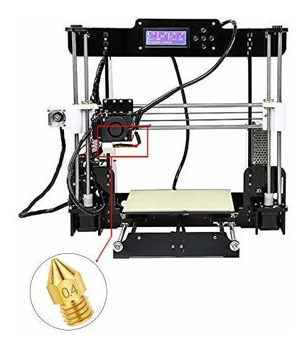 30 Boquilla Laton Para Impresora 3d Makerbot M6 Mk8 5 Cr