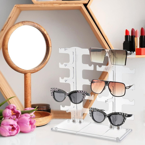 .. Exhibidor De Gafas De Acrílico Transparente For 10 Gaf
