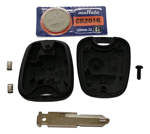 Kit Reparación Llave Telemando Peugeot 206/207 2 Botones
