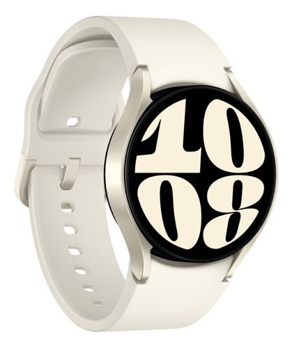 Smartwatch Galaxy Watch6 Bt 40mm Creme Samsung Desenho da pulseira Liso