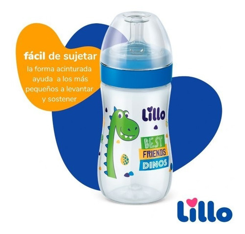 Imagen 6 de 8 de Mamadera Lillo Super Evolution Magia 300ml +6 Meses