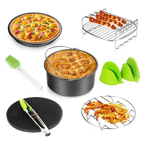 Air Fryer Accesorios 8pcs Para Gowise Phillips Cozyna Ninja