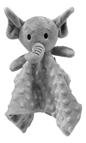 Naninha Elefante Cinza - Laço Bebê, 30x30cm