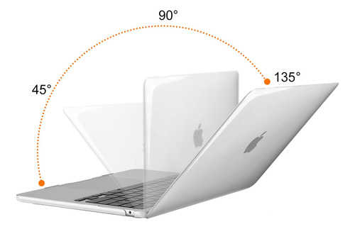 Funda Dura Para Con Macbook Air 13.6 Pulgadas 2024 2023 2022
