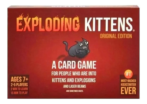 Juego De Cartas Exploding Kittens En Inglés