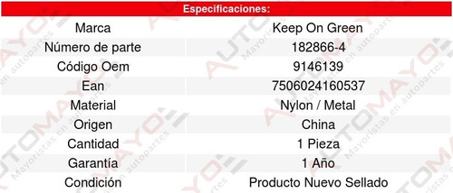 Polea Guia Distribucion Volvo C70 L5 2.3l 1998 Kg 6653642