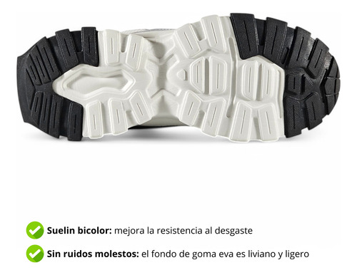 Zapatillas Mujer Plataforma Urbanas Moda Filament Grous