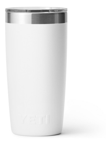 Yeti Rambler 10oz Tumbler White Con Tapa Magslider - Blanco