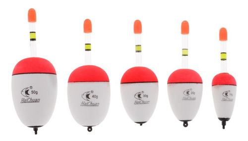 D1y: 2x 5pcs Flotadores De Pesca Con Barra Flotadores De