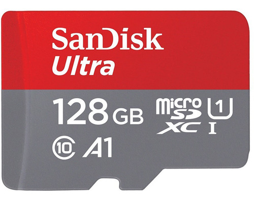 Cartão De Memoria 128gb Ultra A1 Microsdxc Sandisk