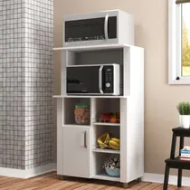 Comprar Mueble Para Microondas Multiusos Jerijó Tu Mesita Blanco