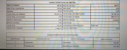 Imóvel Para Rendimento. Próximo Ao Atacadão - Vila Yolanda