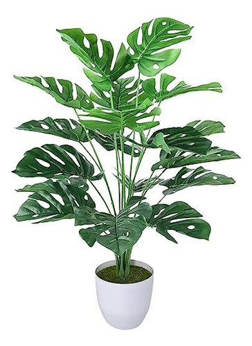 Rozwkeo Plantas Falsas Árbol Artificial Grande Monstera [u]