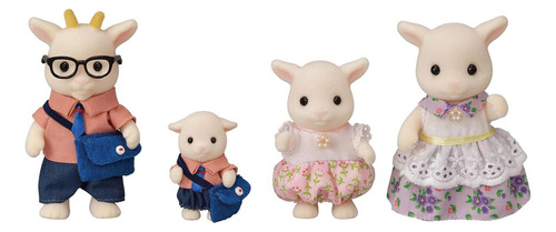 Calico Critters Goat Family, Juego De 4 Figuras Coleccionab.