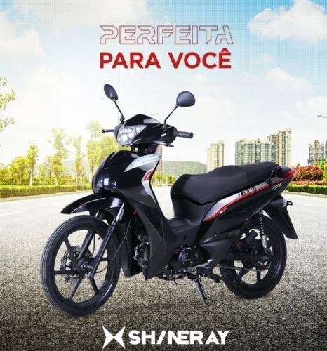 Shineray Jet 50cc 2021 - Preto E Branca