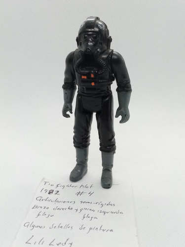 Star Wars Vintage Tie Fighter Pilot 1982 #4 Lili Ledy