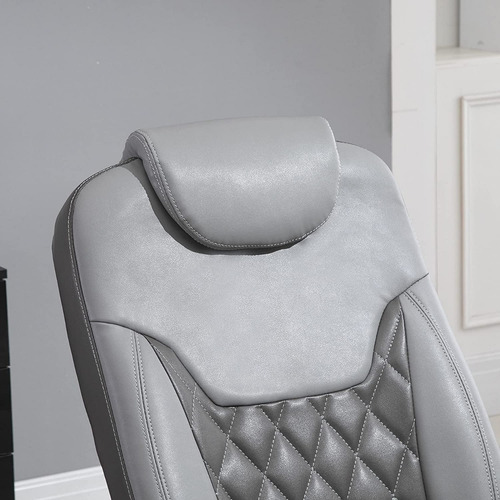 Silla Reclinable Con Reposapies Color Gris Marca Homcom