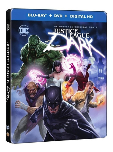 Justice League Dark Steelbook Blu-ray + Dvd + Digital